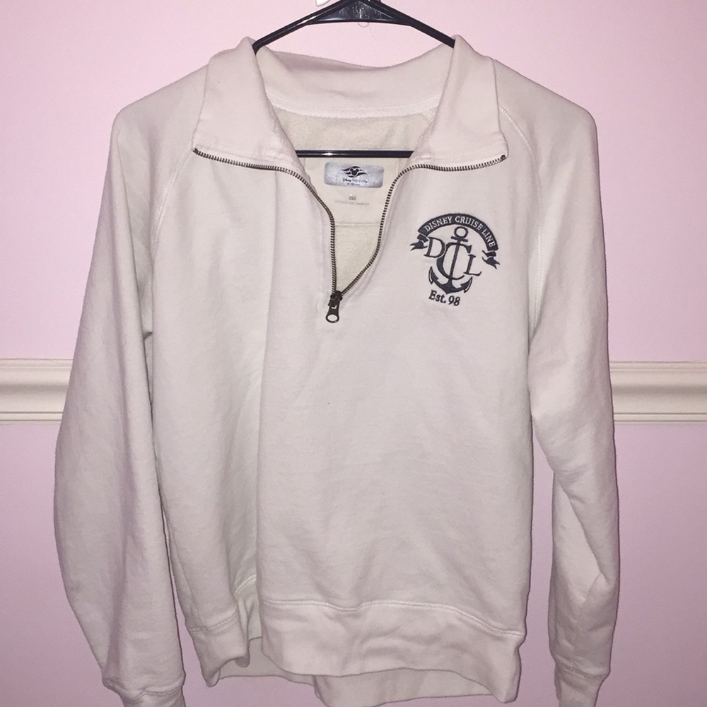 Disney cruise line quarter zip sweatshirt!